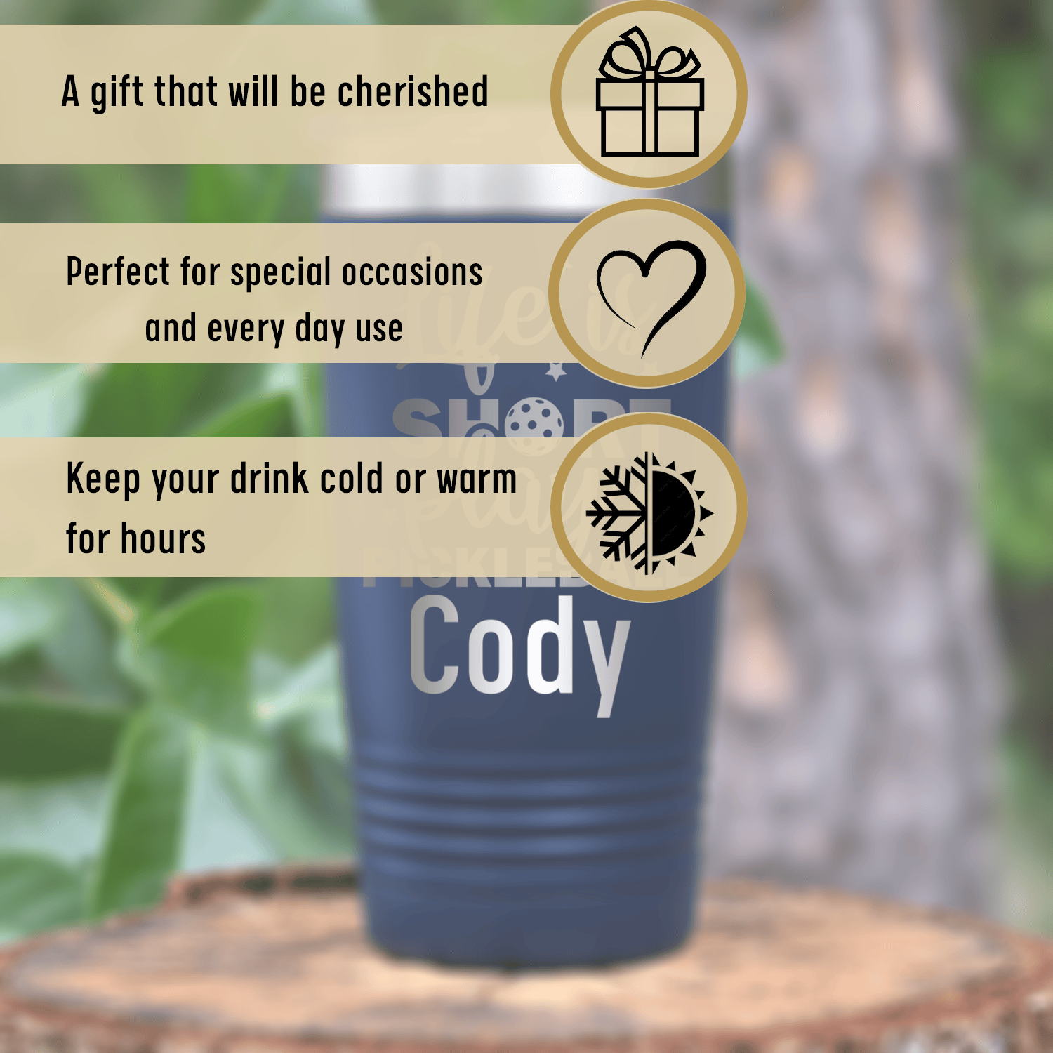 Personalized That Pickle Life Tumbler for her, Customized Gifts for Women by Groovy Girl Gifts