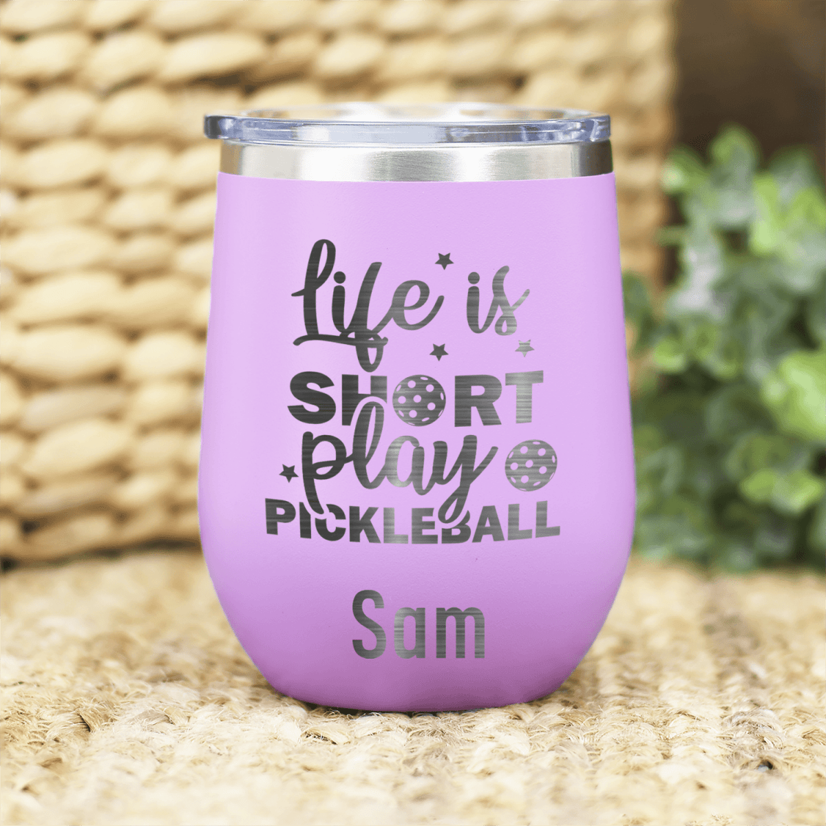 Personalized That Pickle Life Wine Tumbler for her, Customized Gifts for Women by Groovy Girl Gifts
