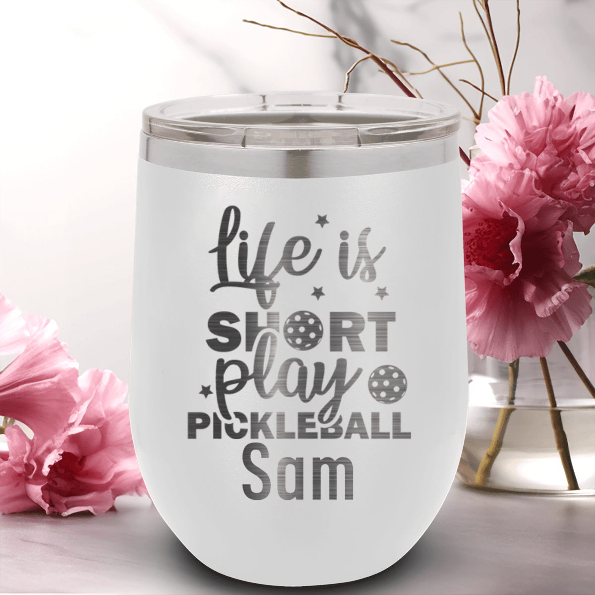 Personalized That Pickle Life Wine Tumbler for her, Customized Gifts for Women by Groovy Girl Gifts