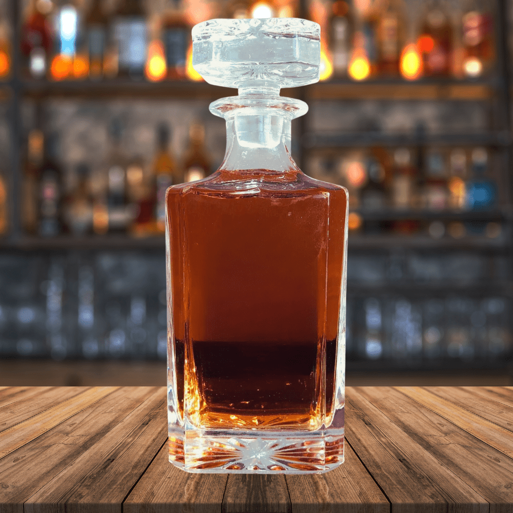 Personalized Color Logo Decanter for her, Customized Gifts for Women by Groovy Girl Gifts