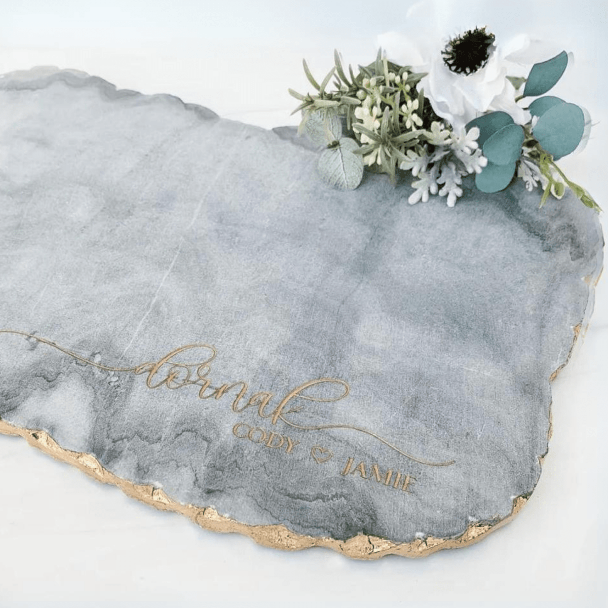 Personalized Personalized Marble Charcuterie Board for her, Customized Gifts for Women by Groovy Girl Gifts