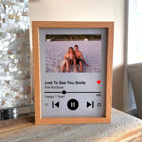 Personalized Memories Song Photo Frame