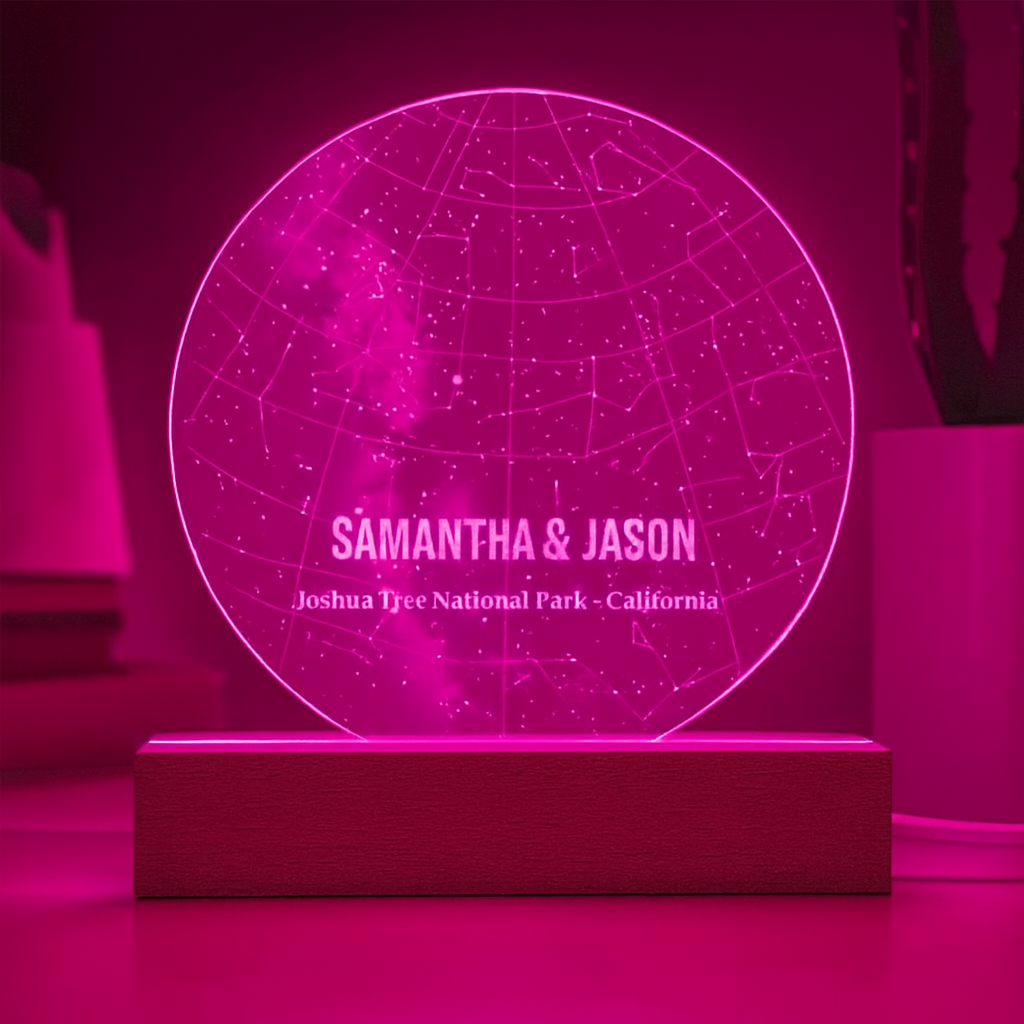 Personalized Acrylic Night Sky Plaque