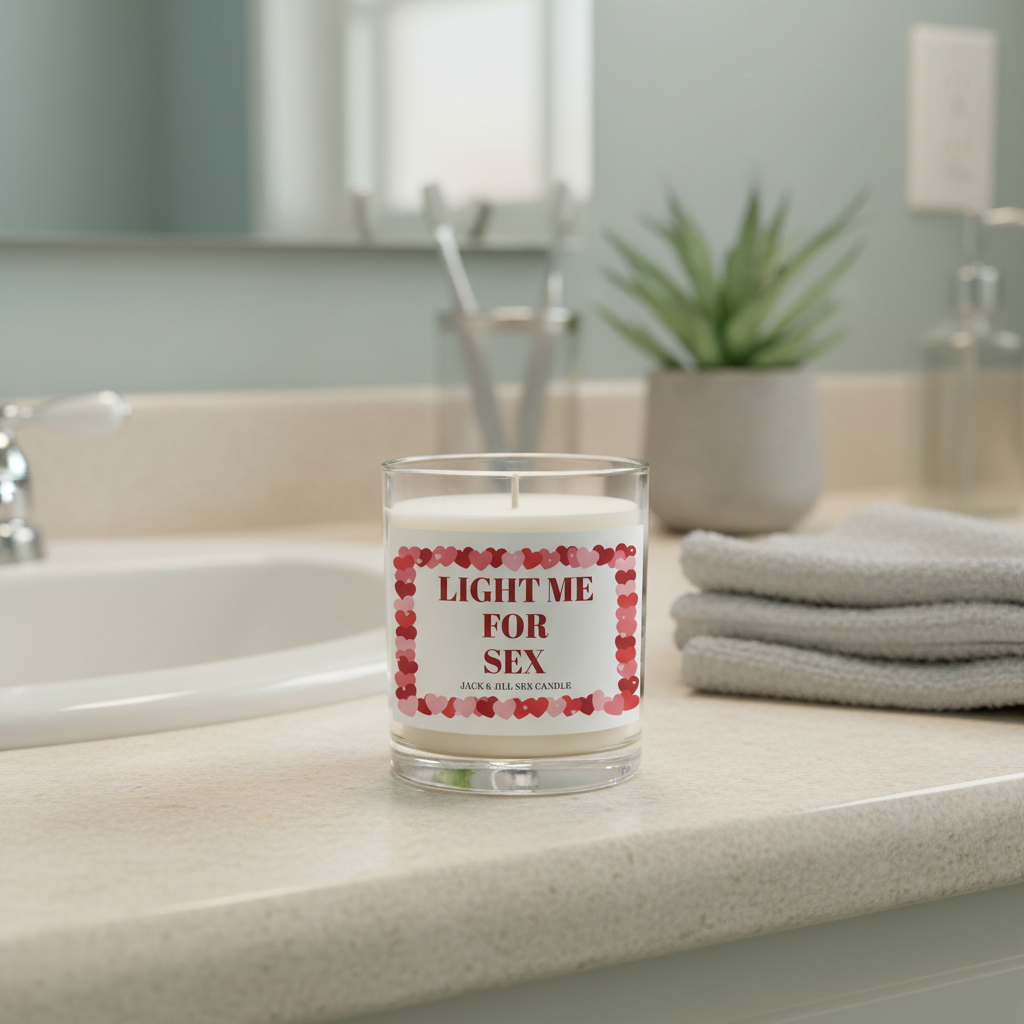 Couples Custom Message Candle