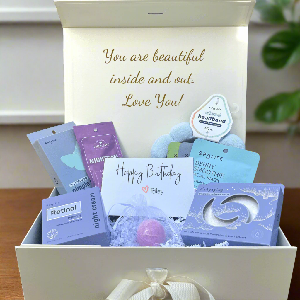 Personalized Soothing Serenity Gift Set for her, Customized Gifts for Women by Groovy Girl Gifts