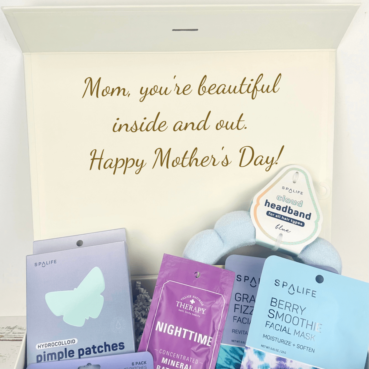 Personalized Blissful Mom Personalized Spa Gift Set for her, Customized Gifts for Women by Groovy Girl Gifts