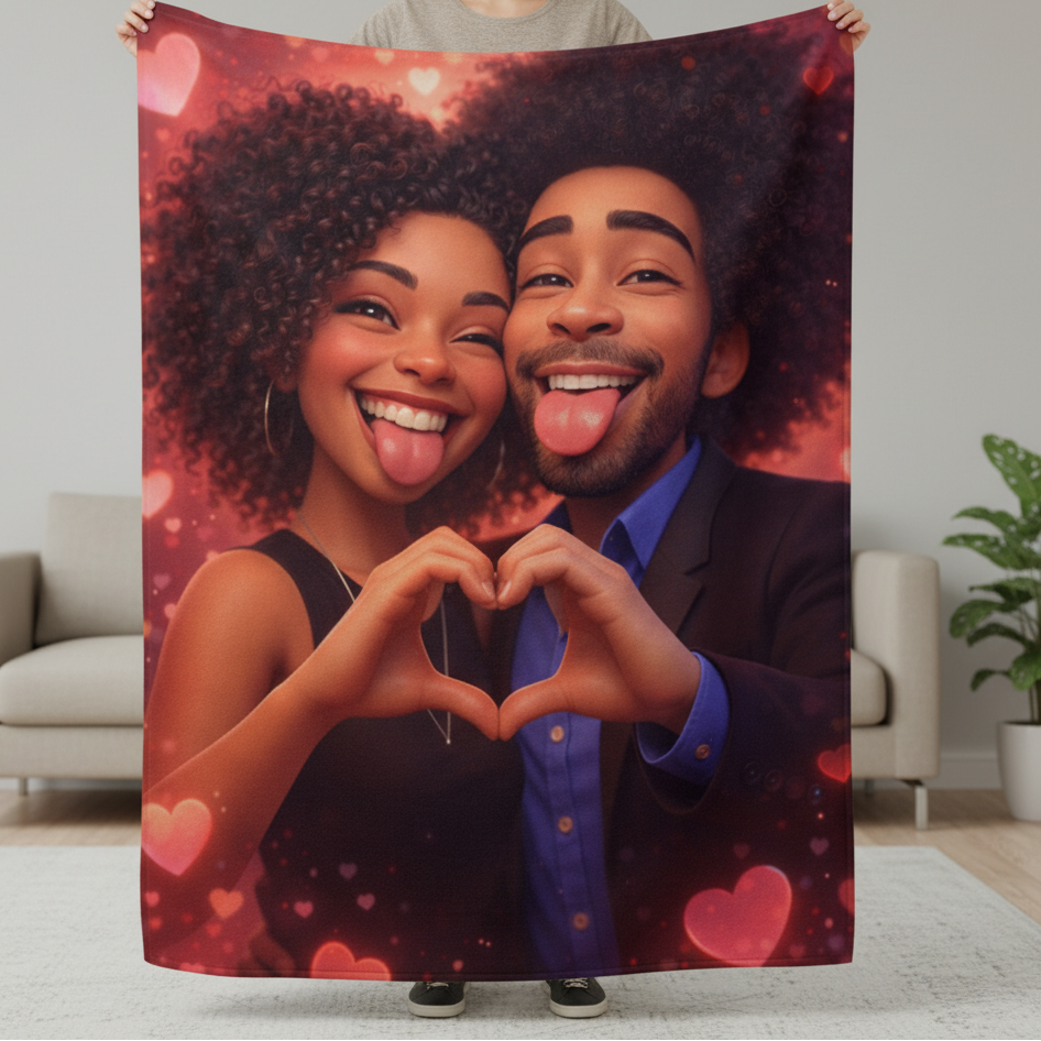Cuddled Up In Love Blanket