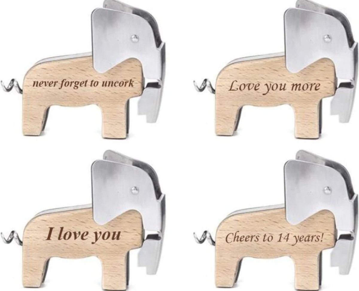 Bottle Openers Elephant Sized Corkscrew
