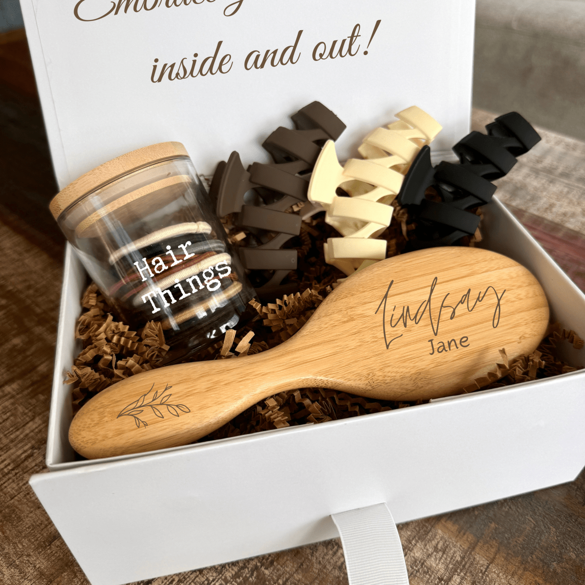 Personalized Birthday Hair Accessory Gift Set for her, Customized Gifts for Women by Groovy Girl Gifts