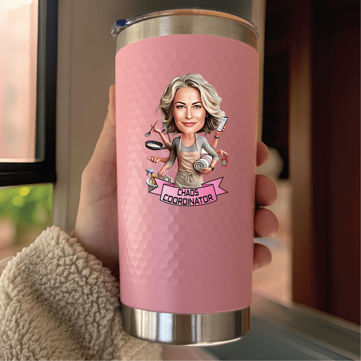 Personalized Multitasking Mom Life Tumbler for her, Customized Gifts for Women by Groovy Girl Gifts