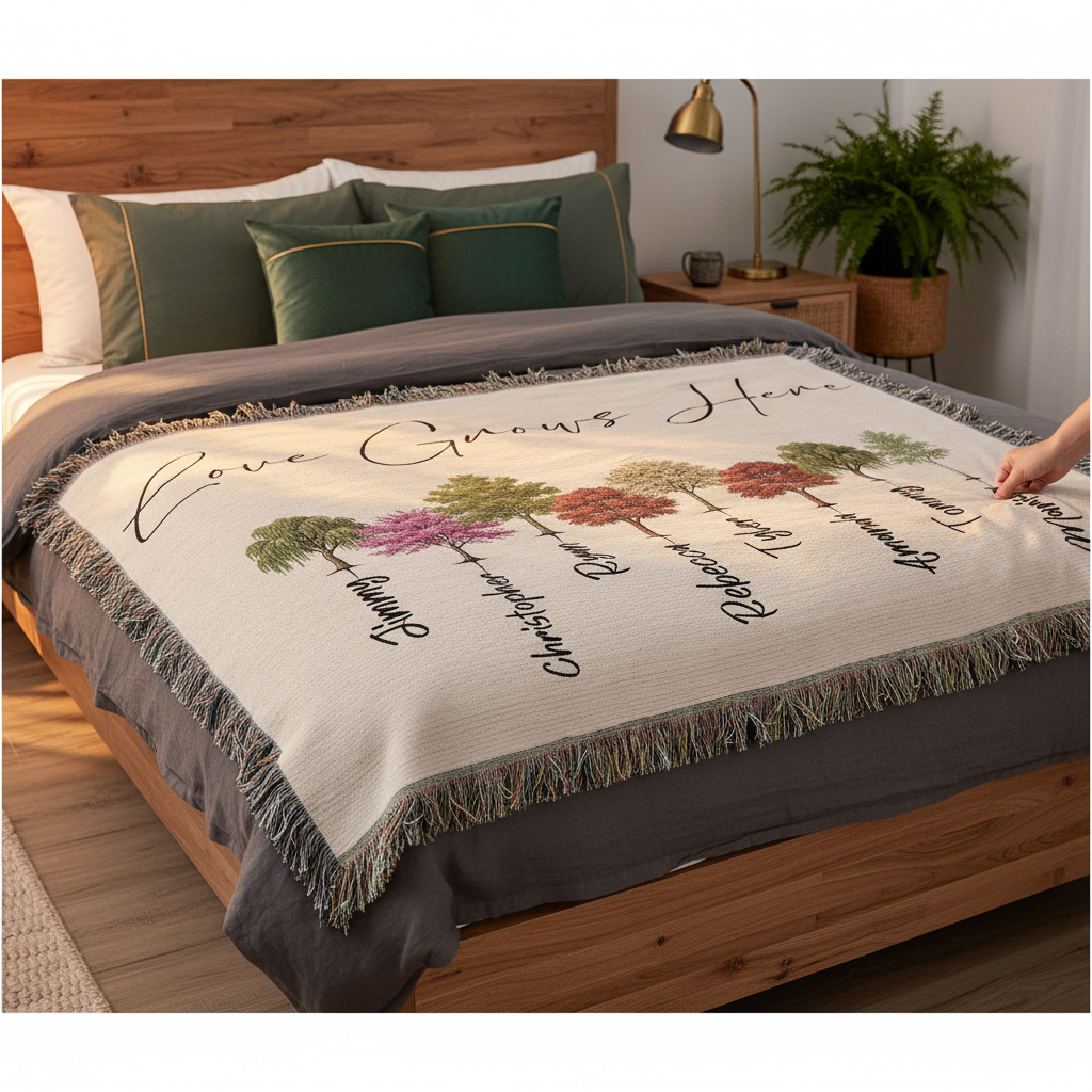 Our Family Trees Blanket