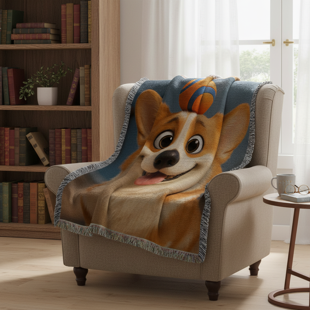Custom Snuggle Cartoon Blanket