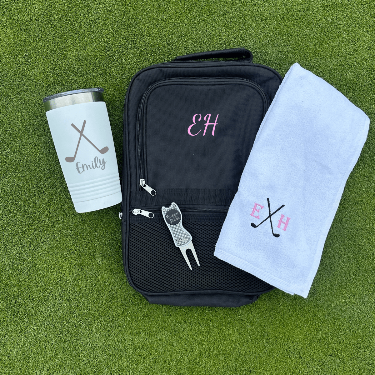 Personalized Tee Time Treasures Set for her, Customized Gifts for Women by Groovy Girl Gifts