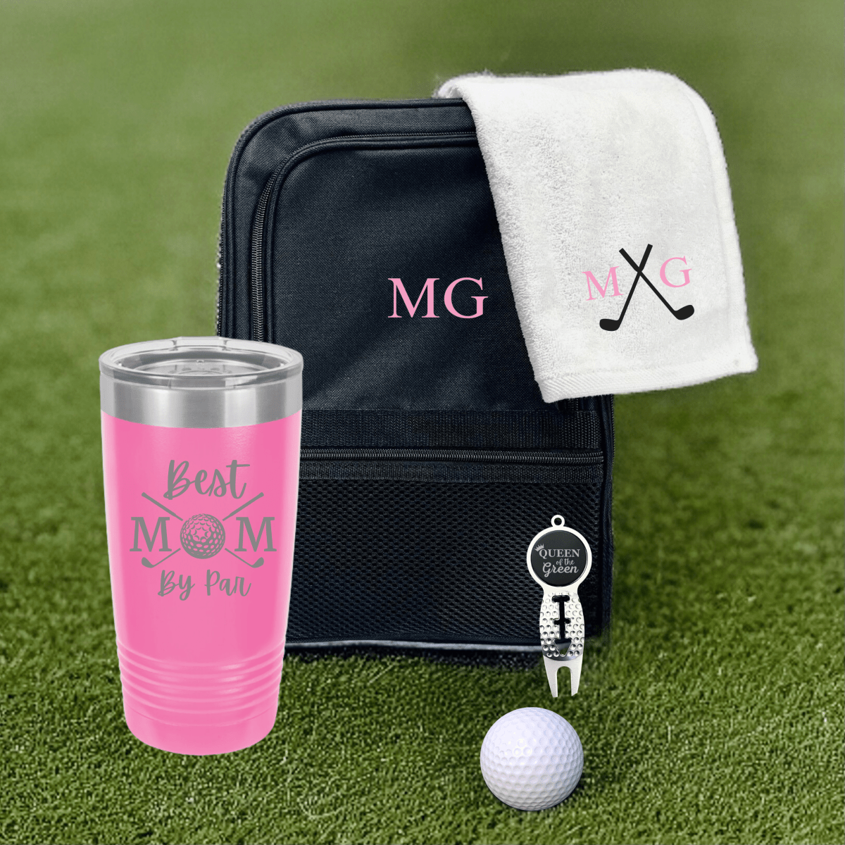 Personalized Par - fect Mom's Golf Essentials Set for her, Customized Gifts for Women by Groovy Girl Gifts