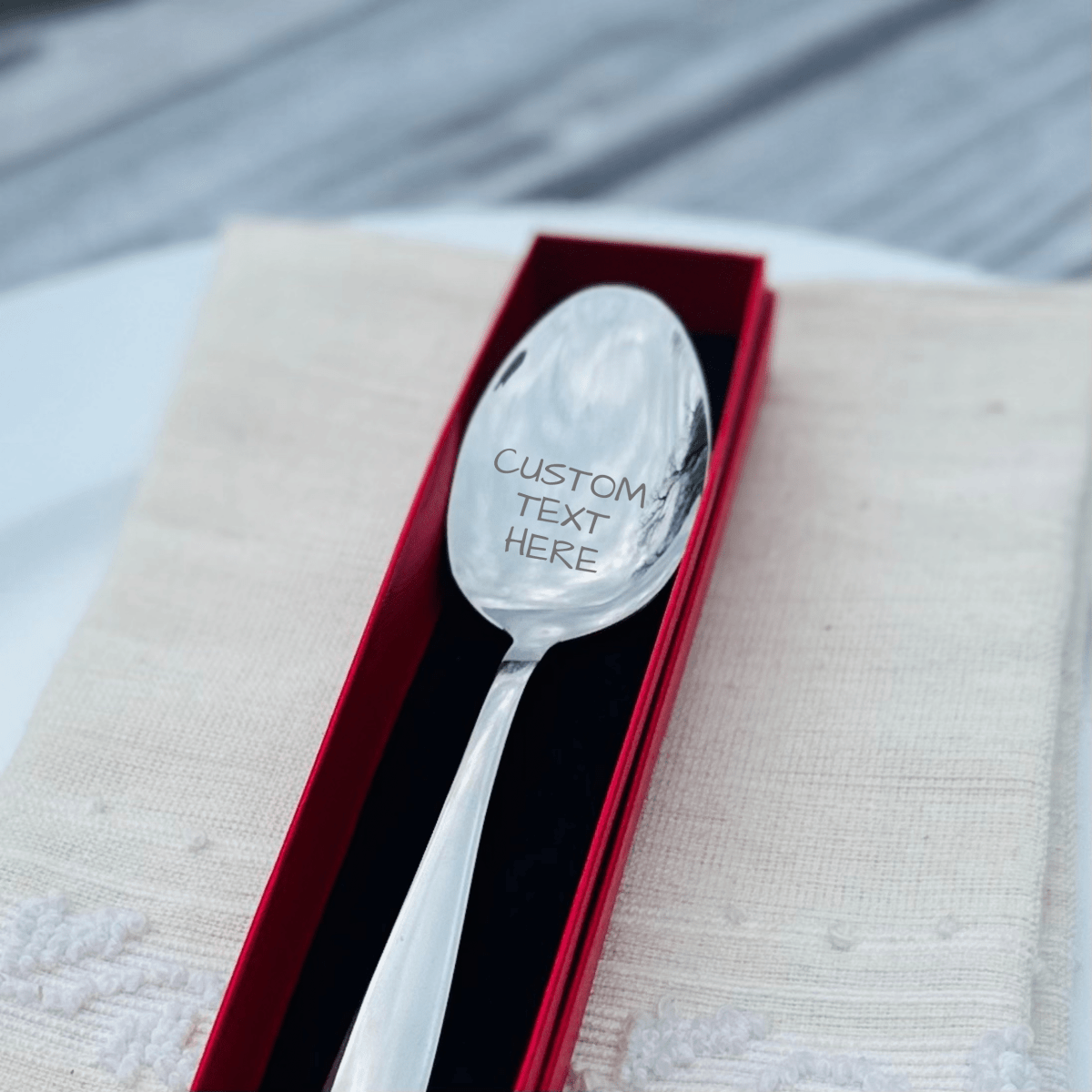 Personalized Custom Engraved Spoon for her, Customized Gifts for Women by Groovy Girl Gifts