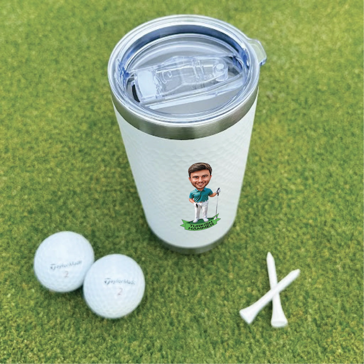 Personalized Fairway Fun Golf Tumbler for her, Customized Gifts for Women by Groovy Girl Gifts