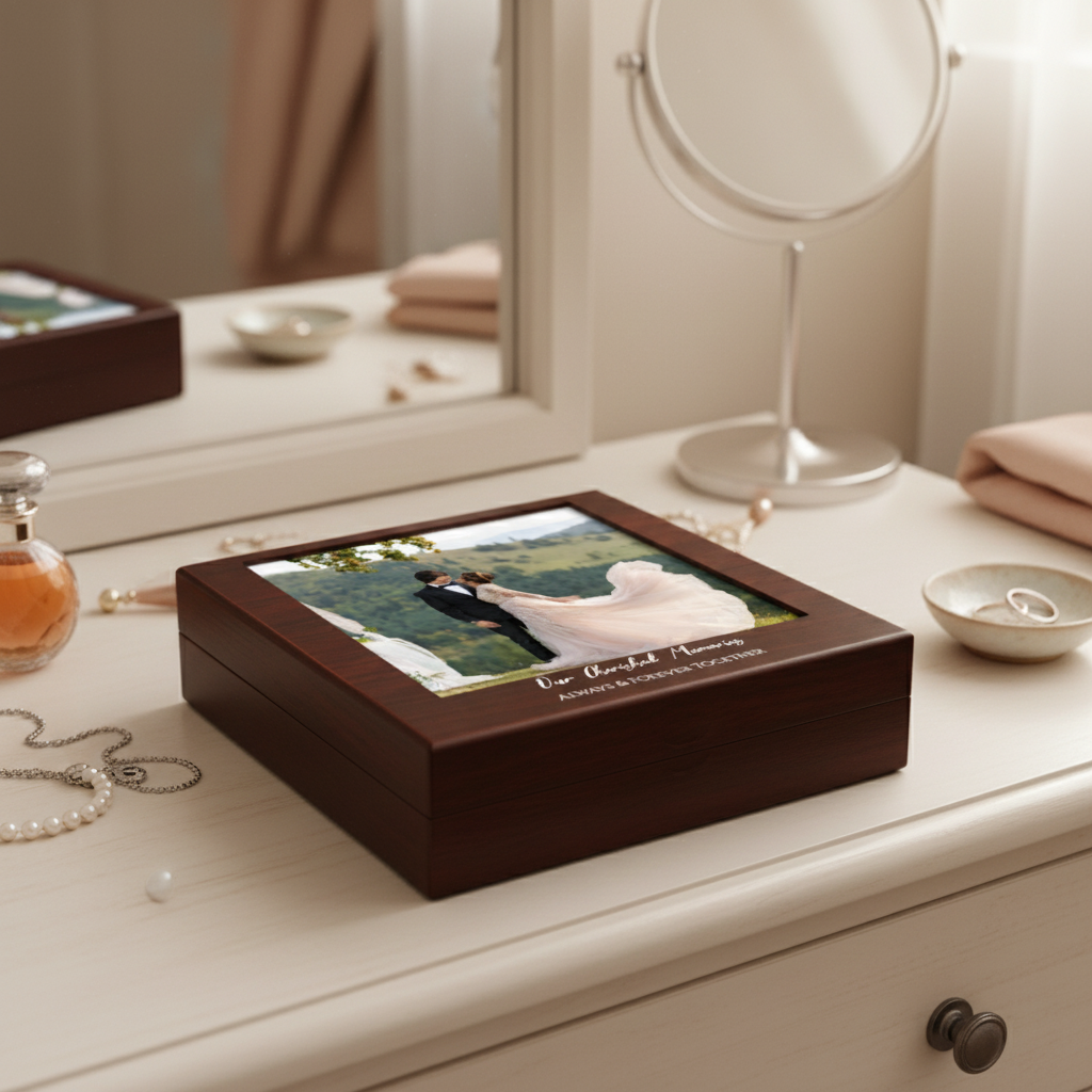 Cherished Memories Photo Keepsake Box