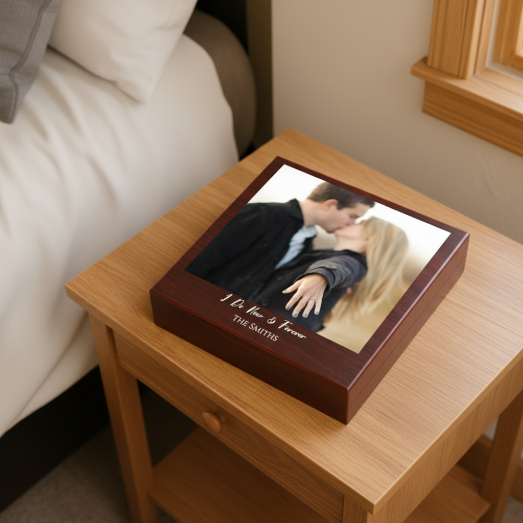 Cherished Memories Photo Keepsake Box