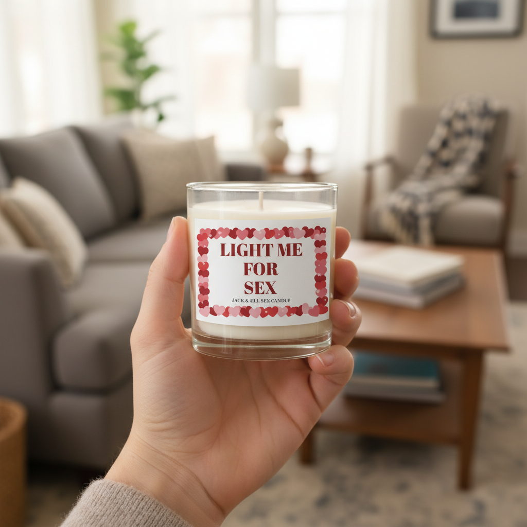 Couples Custom Message Candle