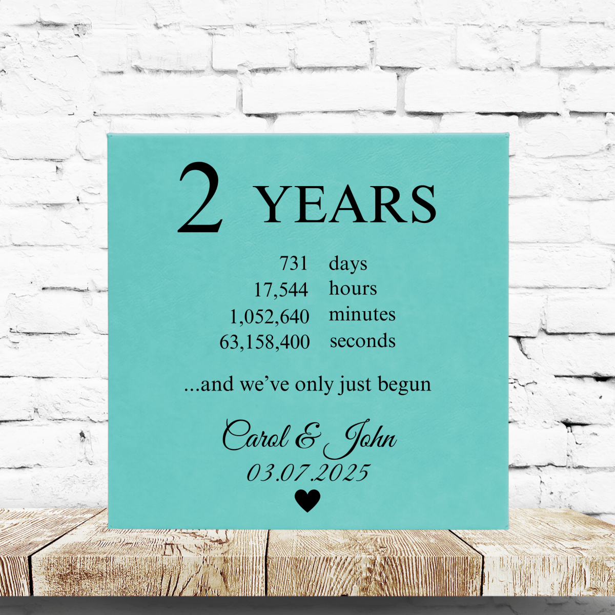 Personalized Years Unraveled Keepsake Sign for her, Customized Gifts for Women by Groovy Girl Gifts