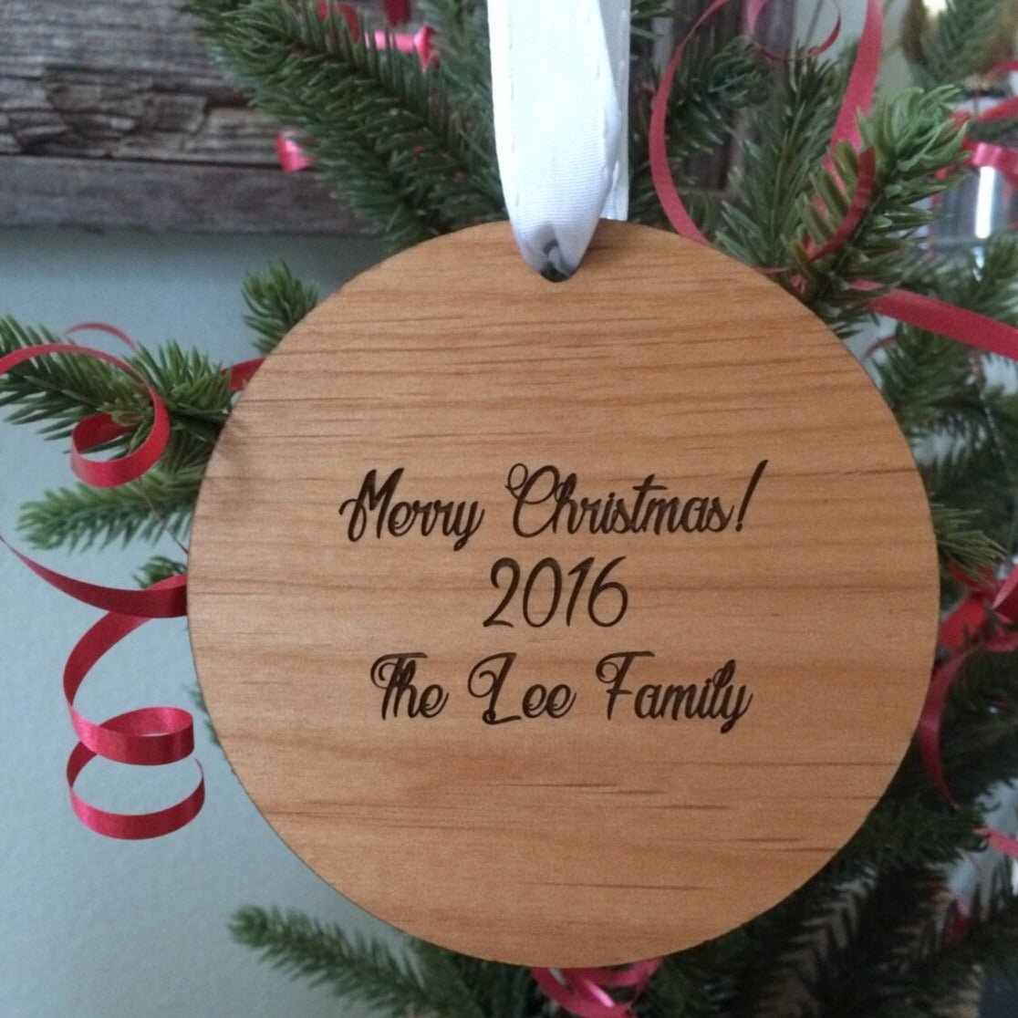 Personalized Forever Family Ornament for her, Customized Gifts for Women by Groovy Girl Gifts