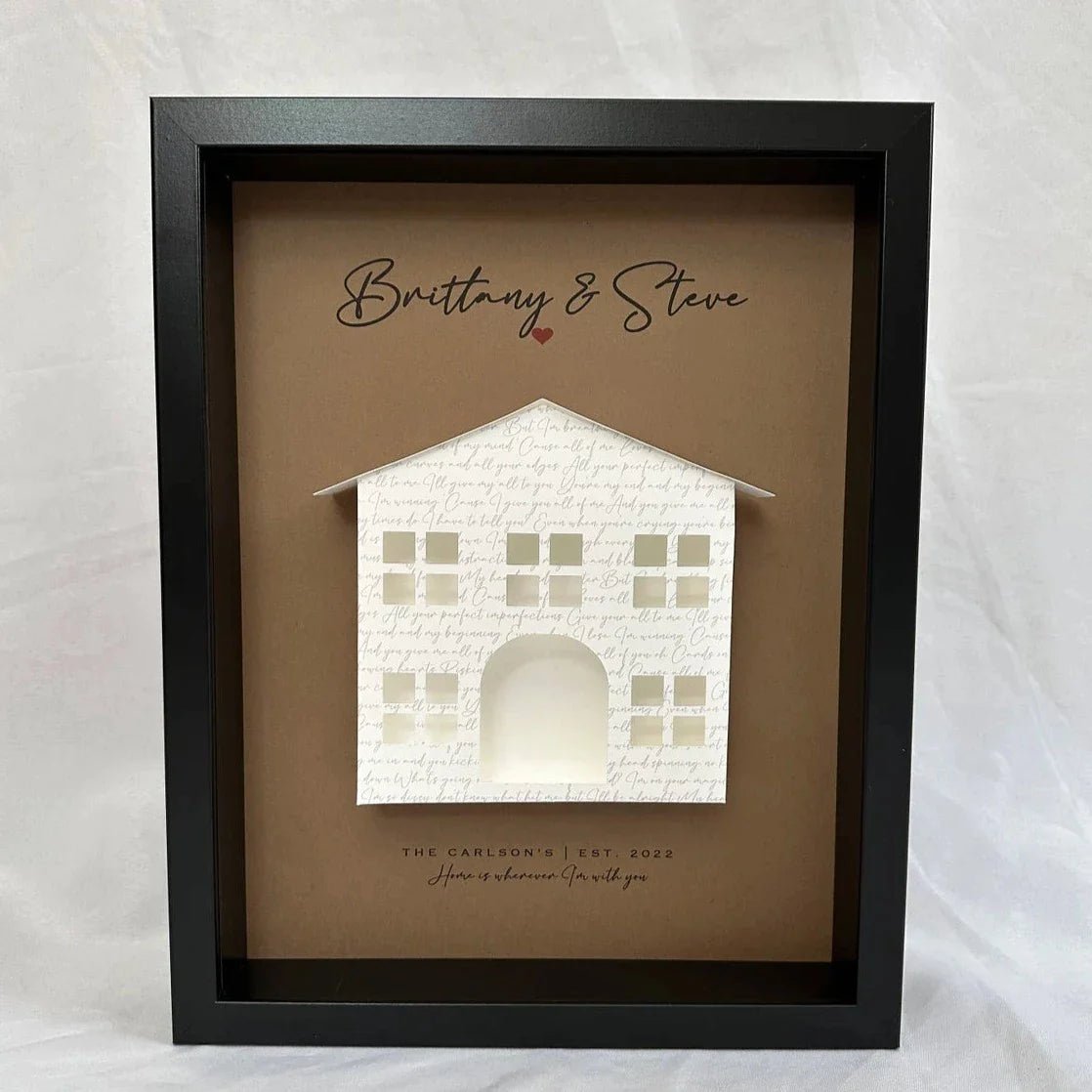 Personalized Melody of Memories Shadow Box for her, Customized Gifts for Women by Groovy Girl Gifts