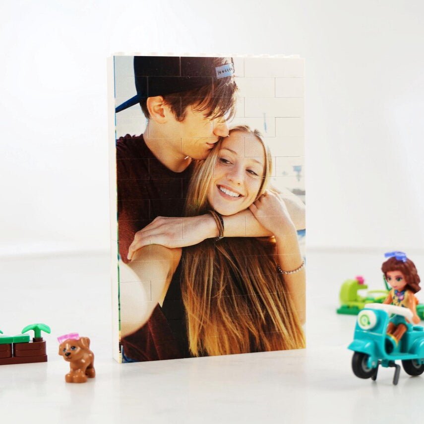 Personalized Mini - Figure Brick Photo Puzzle for her, Customized Gifts for Women by Groovy Girl Gifts