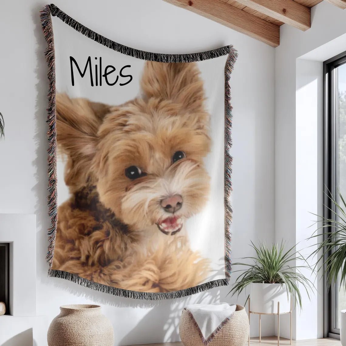 Personalized Picture Perfect Keepsake Blanket for her, Customized Gifts for Women by Groovy Girl Gifts