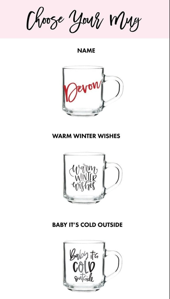 Personalized Love & Joy Holiday Gift Box for her, Customized Gifts for Women by Groovy Girl Gifts