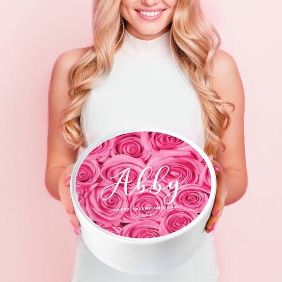 Personalized Valentine's Tea Gift Box for her, Customized Gifts for Women by Groovy Girl Gifts