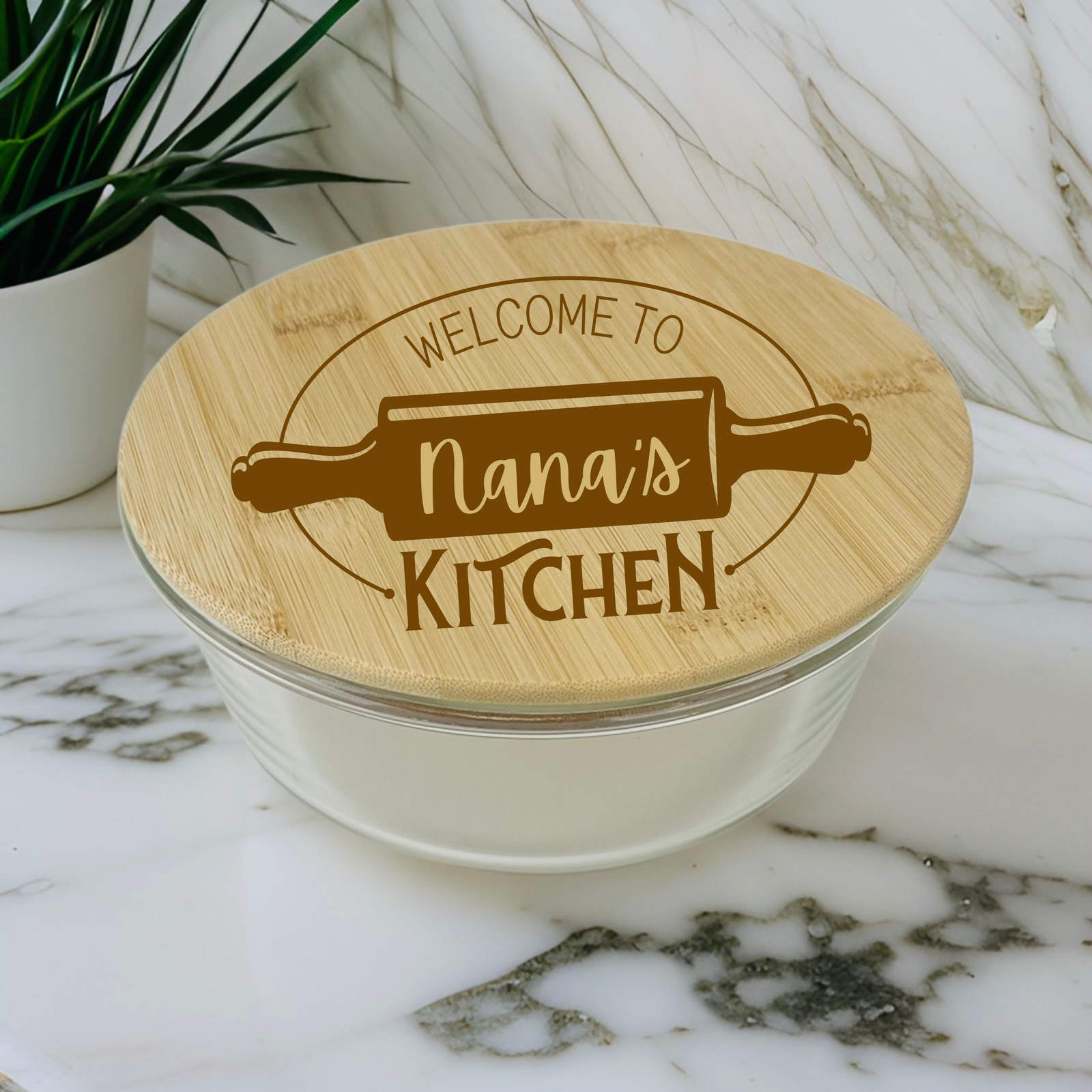 Personalized Heartwarming Homemade Glass Storage Container for her, Customized Gifts for Women by Groovy Girl Gifts