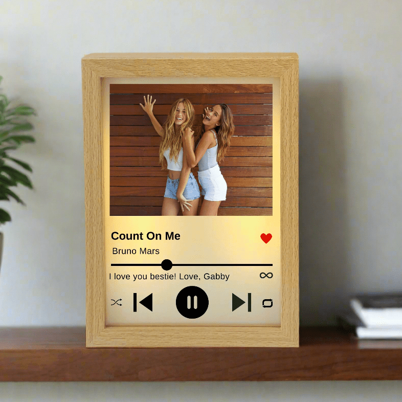 Personalized Musical Memories Keepsake for her, Customized Gifts for Women by Groovy Girl Gifts