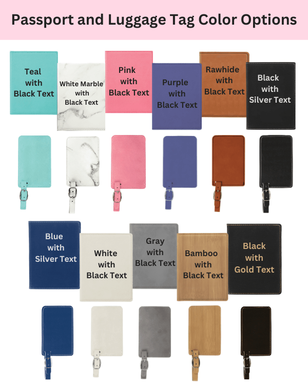 Personalized Travel Partners For Life Set for her, Customized Gifts for Women by Groovy Girl Gifts