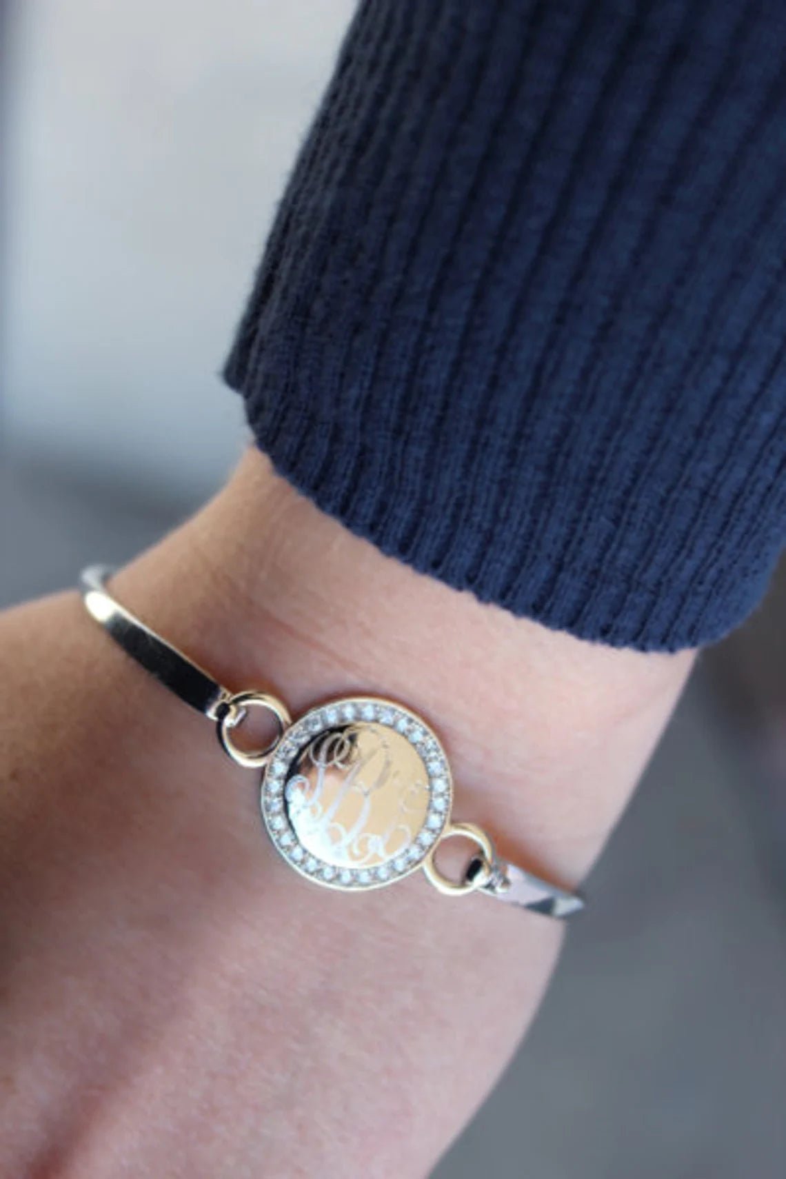 Monogram Circle Bracelet