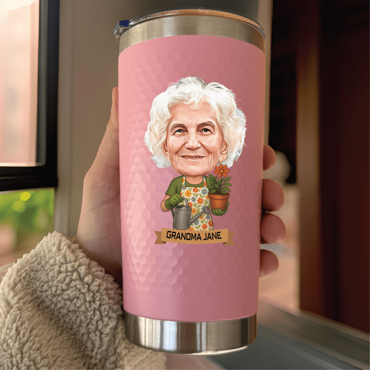 Personalized Garden Goddess Tumbler for her, Customized Gifts for Women by Groovy Girl Gifts