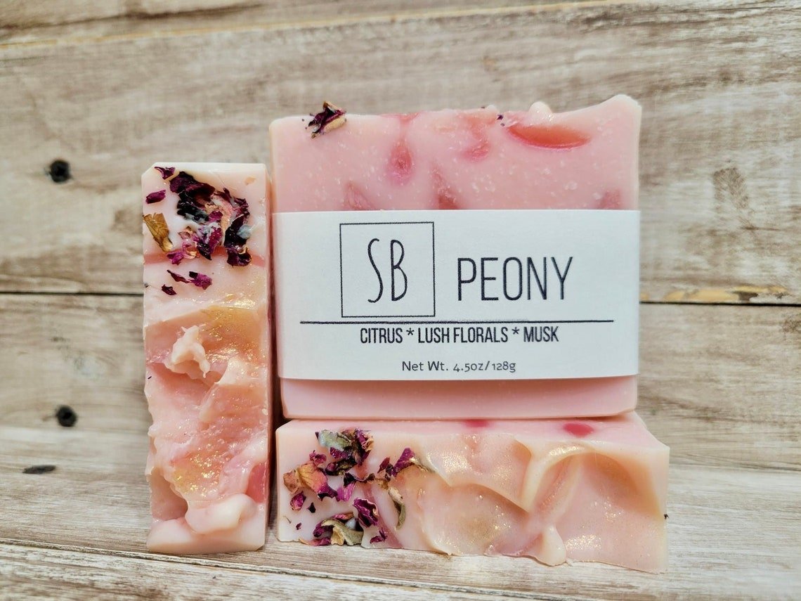 Peony Floral Soap