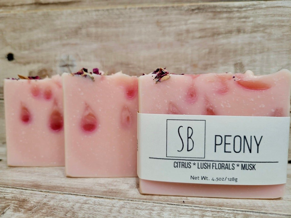 Peony Floral Soap