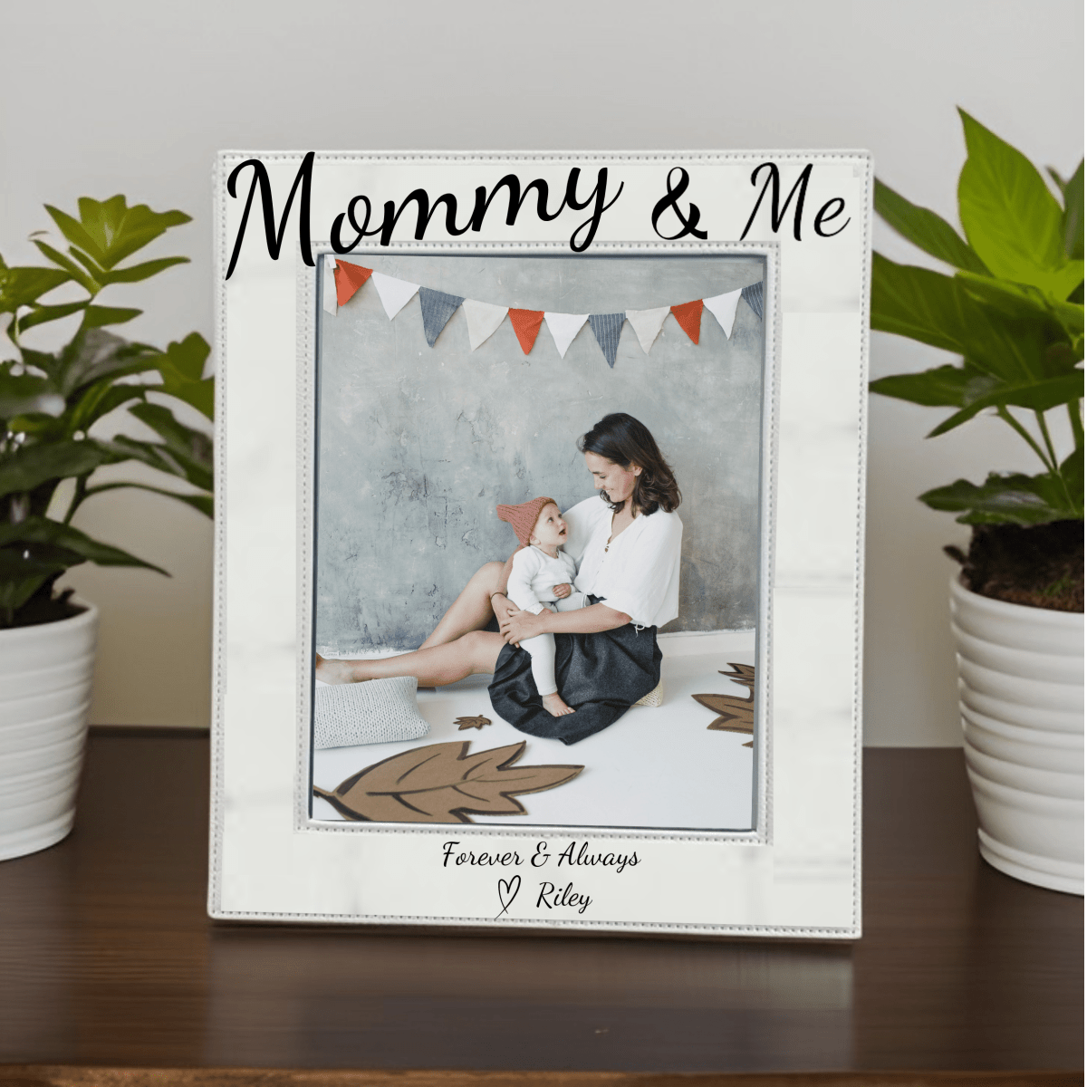 Personalized Heartfelt Memory Leather Frame for her, Customized Gifts for Women by Groovy Girl Gifts