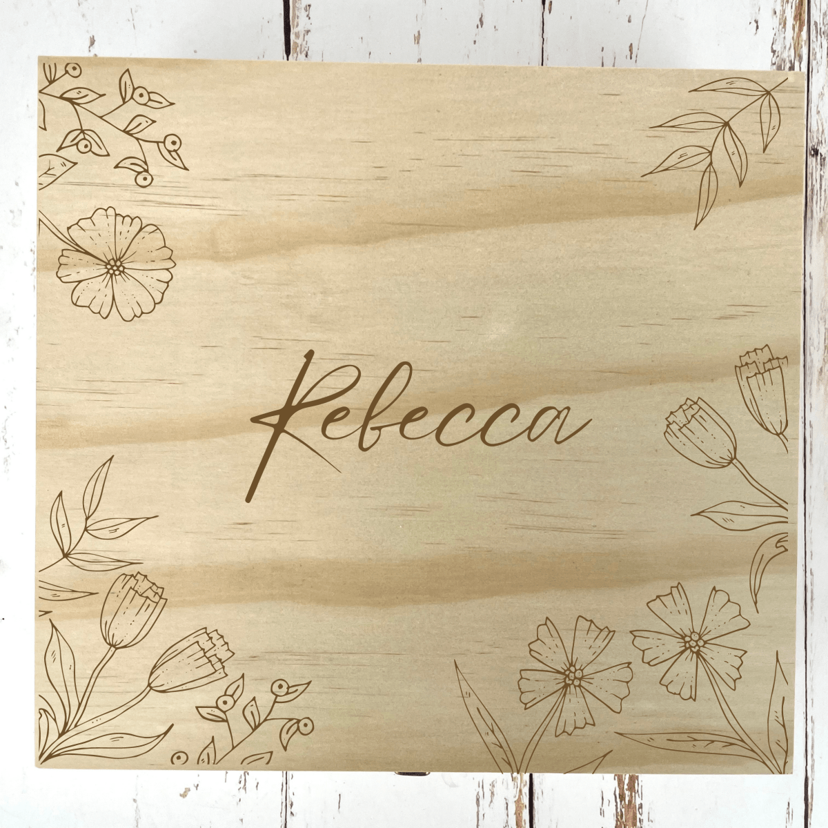 Personalized Sentimental Moments Custom Keepsake Box for her, Customized Gifts for Women by Groovy Girl Gifts