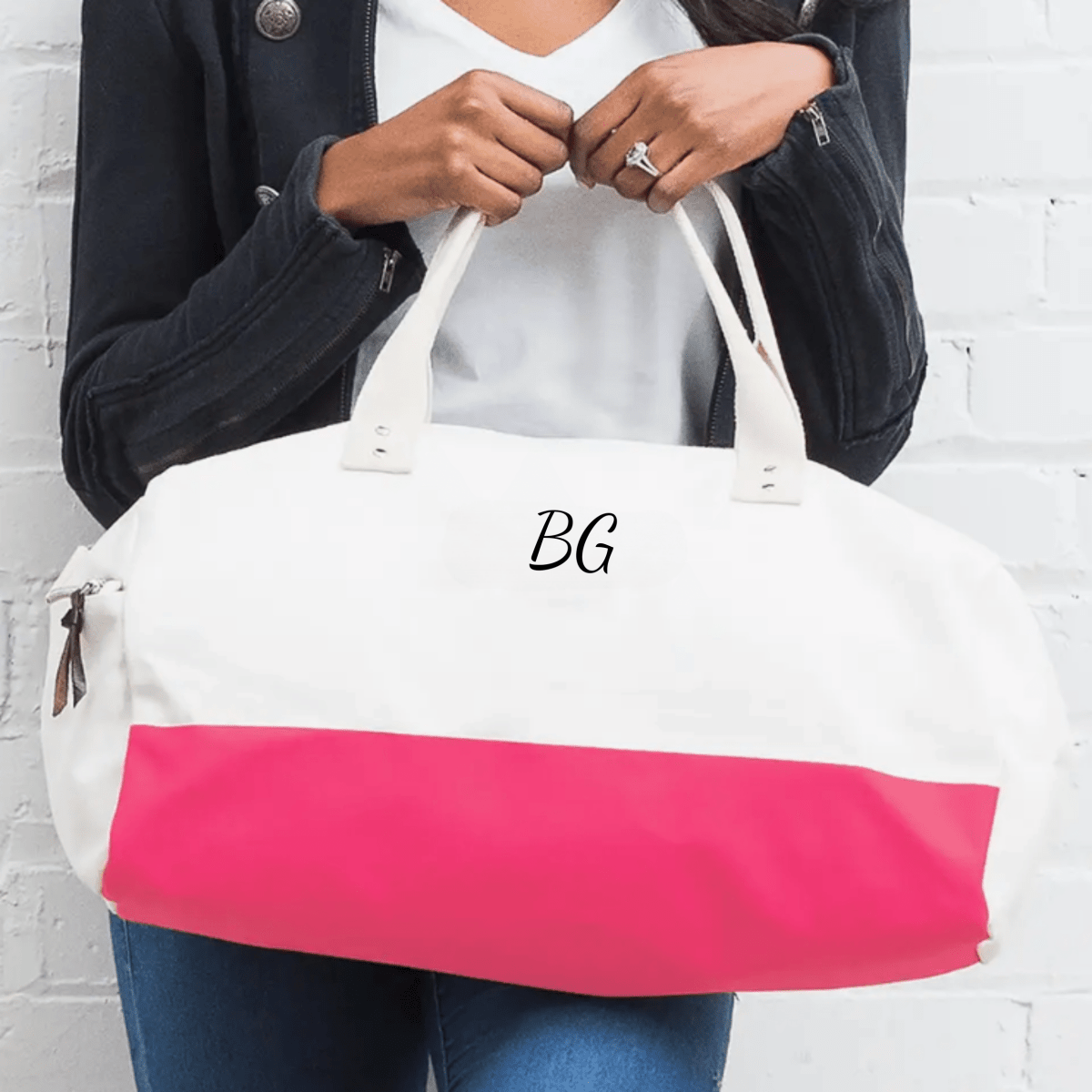 Personalized Forever Together Duffle for her, Customized Gifts for Women by Groovy Girl Gifts