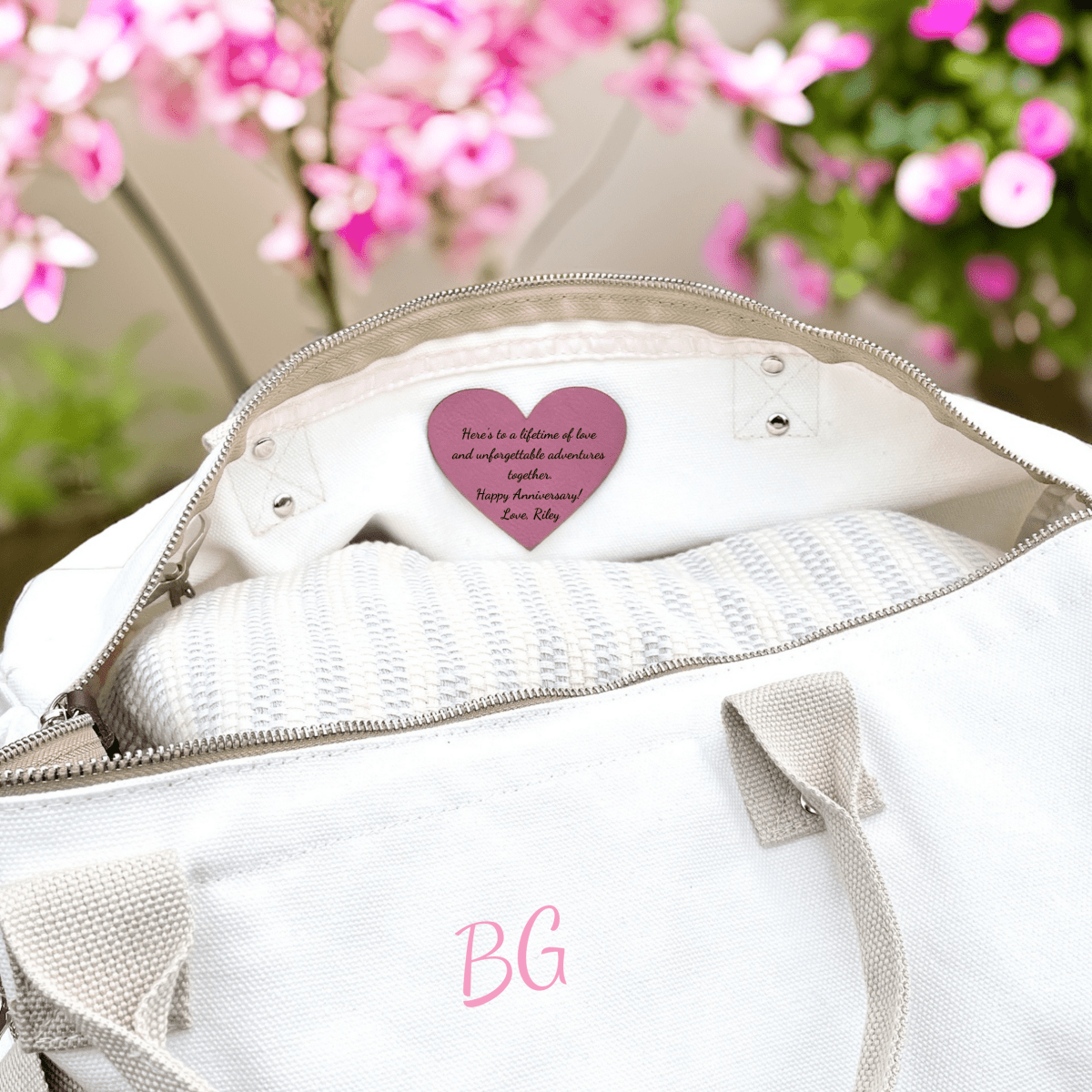 Personalized Forever Together Duffle for her, Customized Gifts for Women by Groovy Girl Gifts