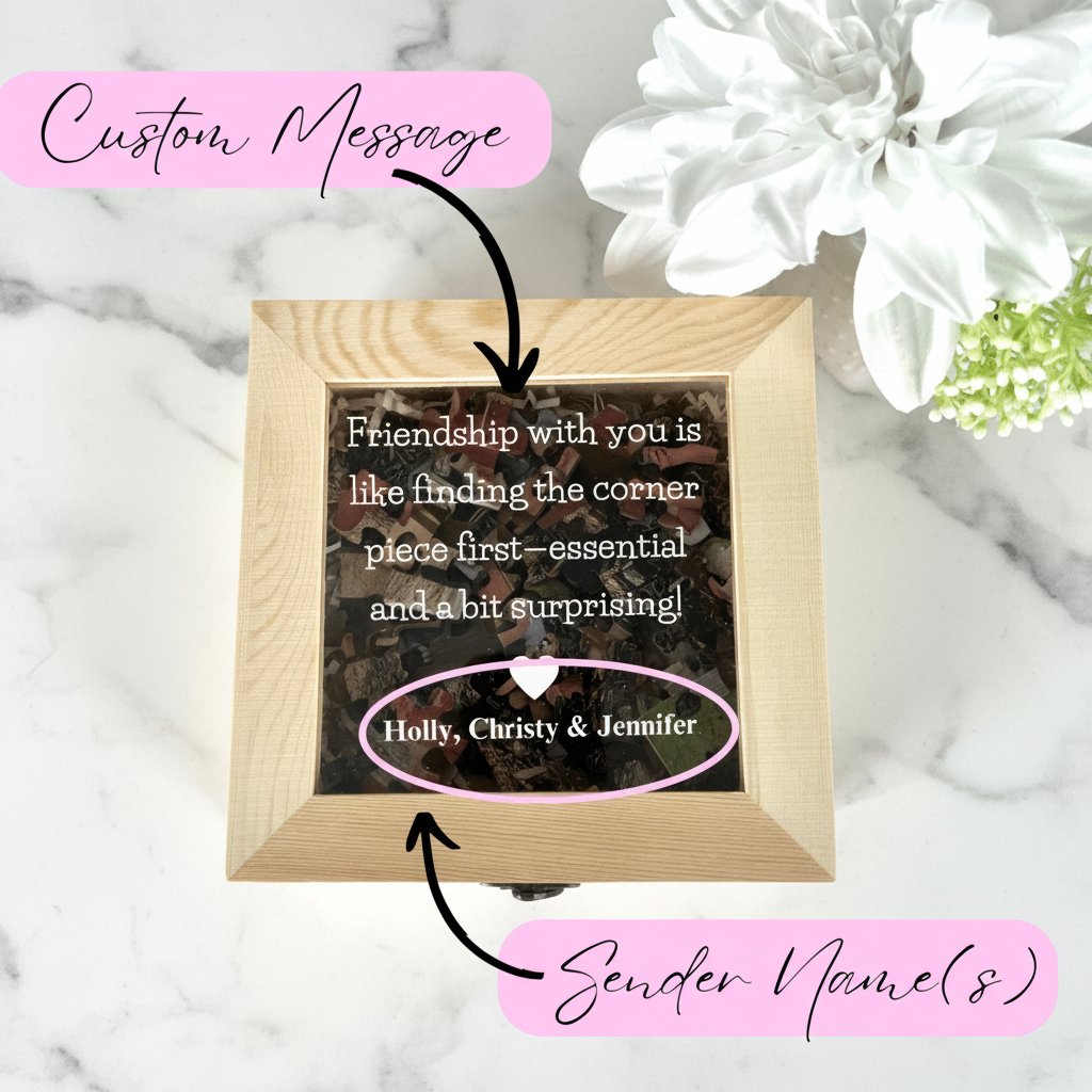 Personalized Cherished Memories Puzzle for her, Customized Gifts for Women by Groovy Girl Gifts