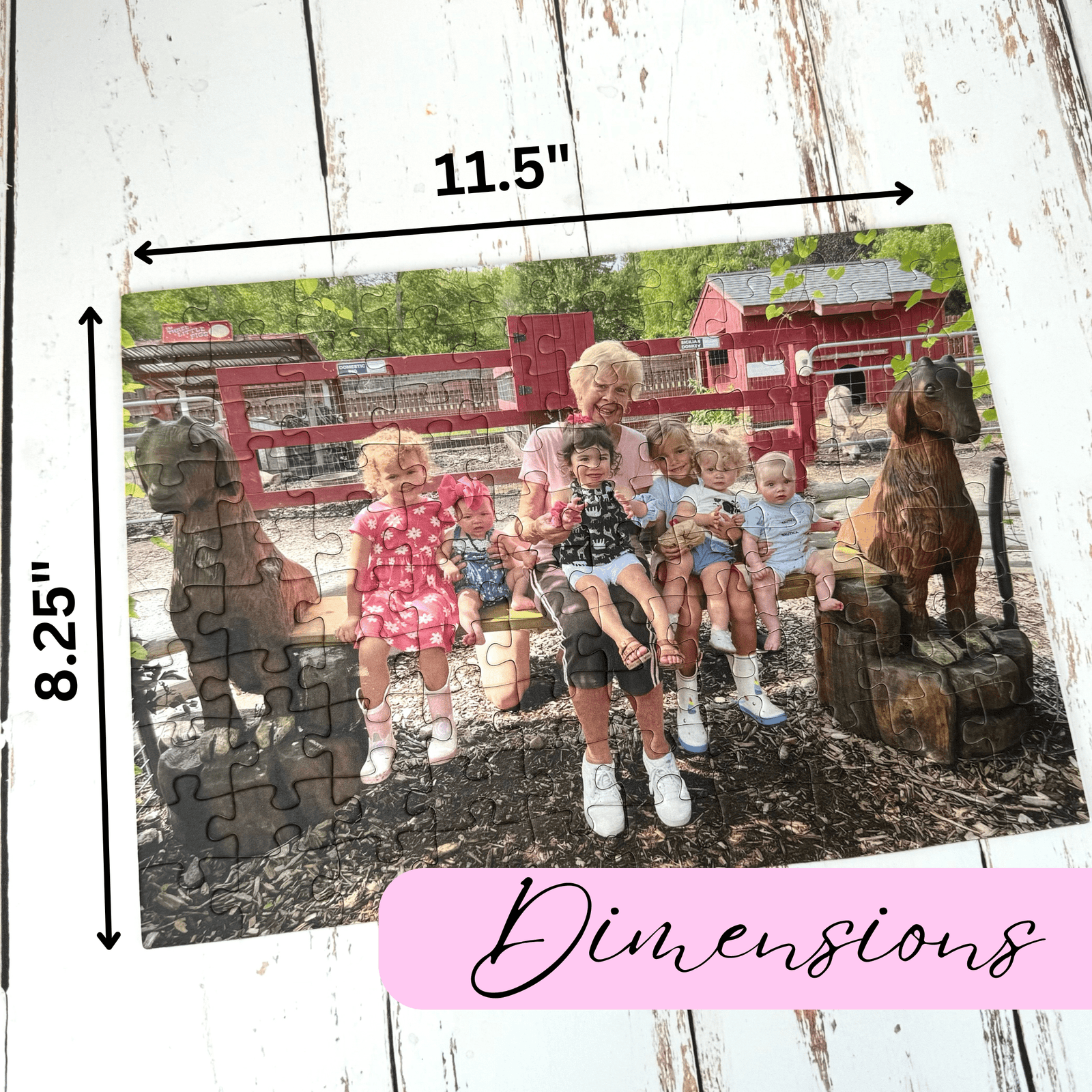 Personalized Cherished Memories Puzzle for her, Customized Gifts for Women by Groovy Girl Gifts