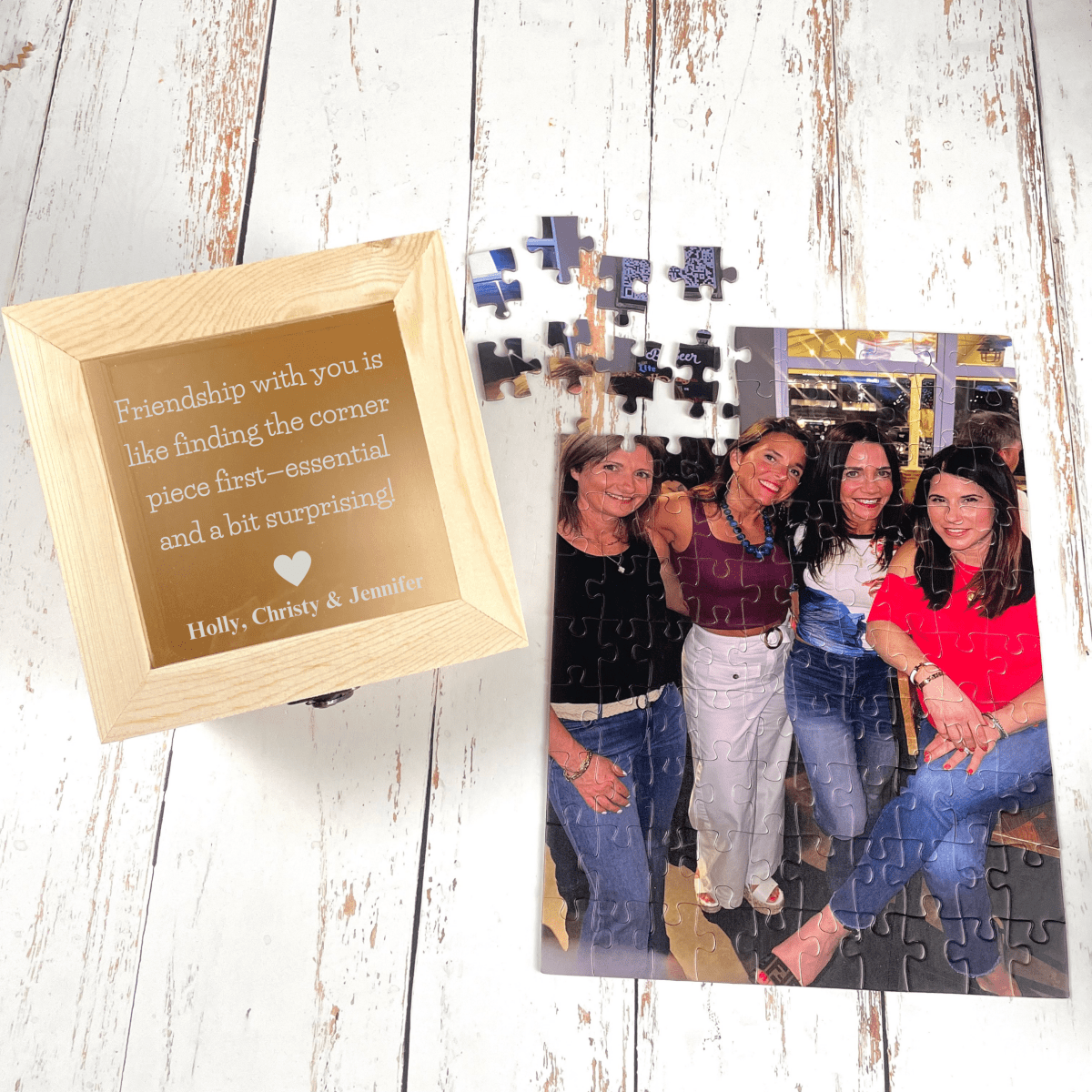Personalized Birthday Puzzle Keepsake for her, Customized Gifts for Women by Groovy Girl Gifts