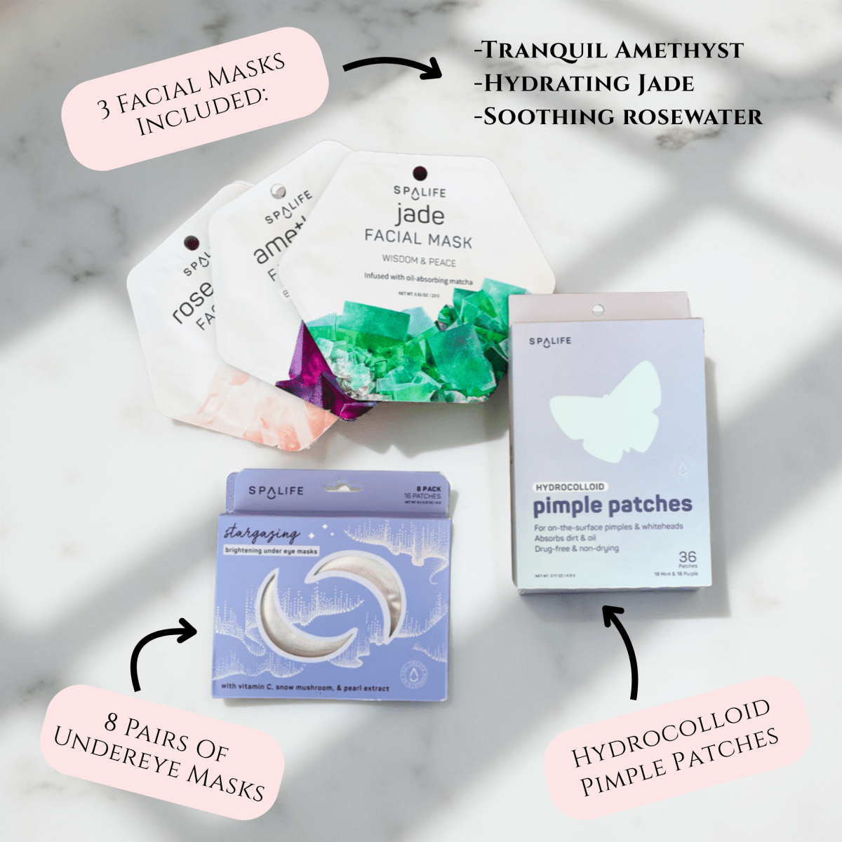 Personalized Soothing Serenity Gift Set for her, Customized Gifts for Women by Groovy Girl Gifts