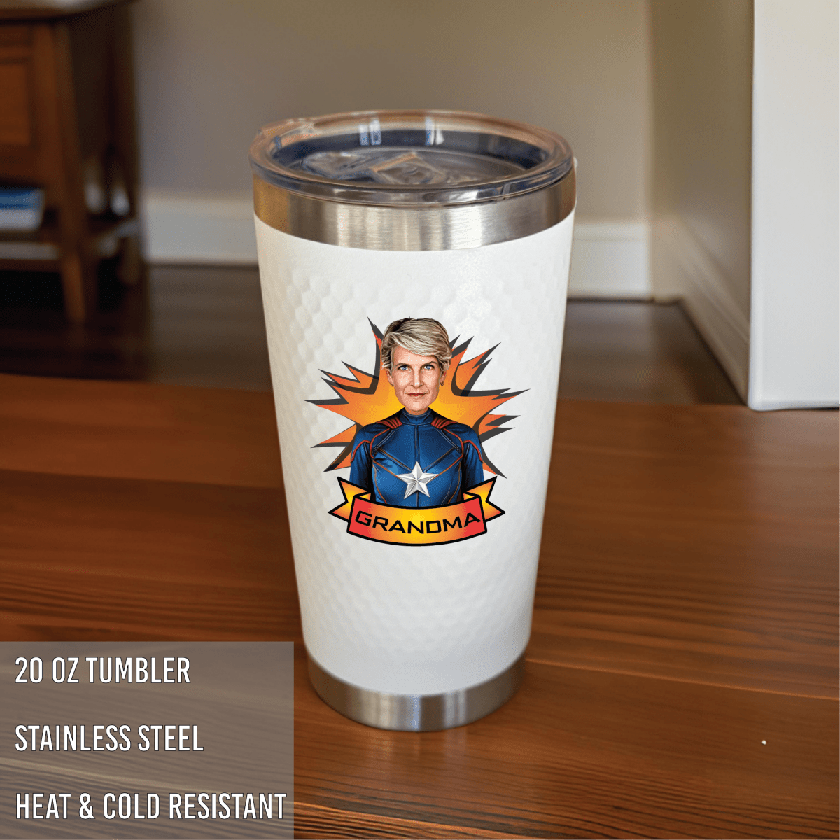 Personalized Everyday Hero Tumbler for her, Customized Gifts for Women by Groovy Girl Gifts