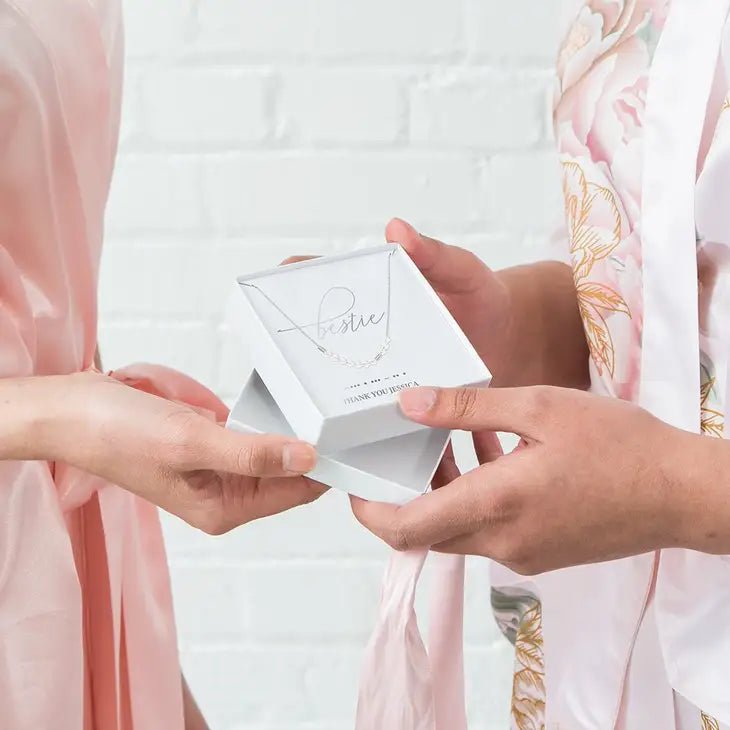 Personalized Morse Code Best Friend Necklace for her, Customized Gifts for Women by Groovy Girl Gifts