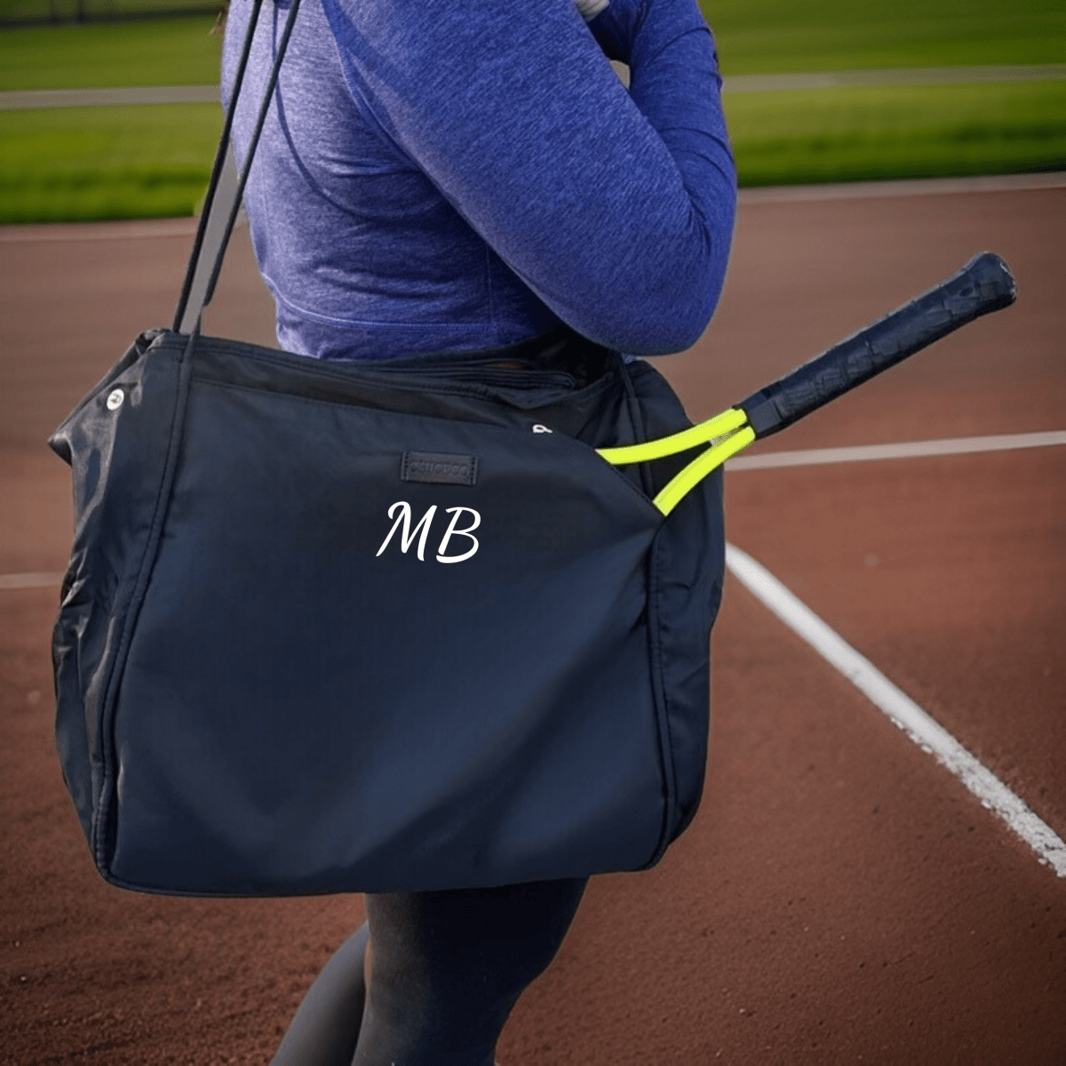 Personalized Rally Ready Tennis Tote for her, Customized Gifts for Women by Groovy Girl Gifts