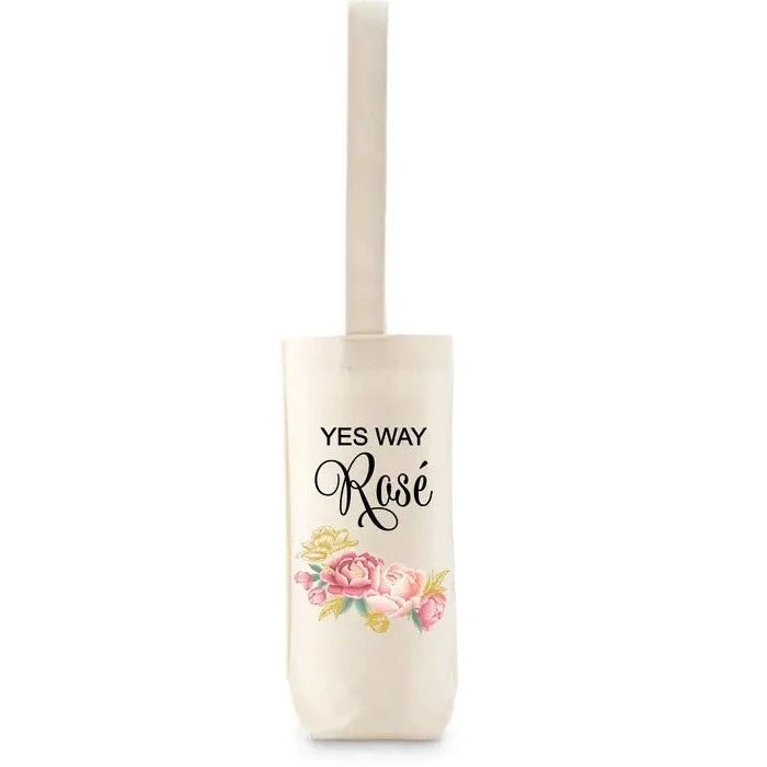 Totes Yes Way Rose Wine Tote Bag