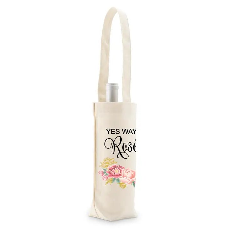 Totes Yes Way Rose Wine Tote Bag